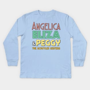 AND PEGGY Kids Long Sleeve T-Shirt